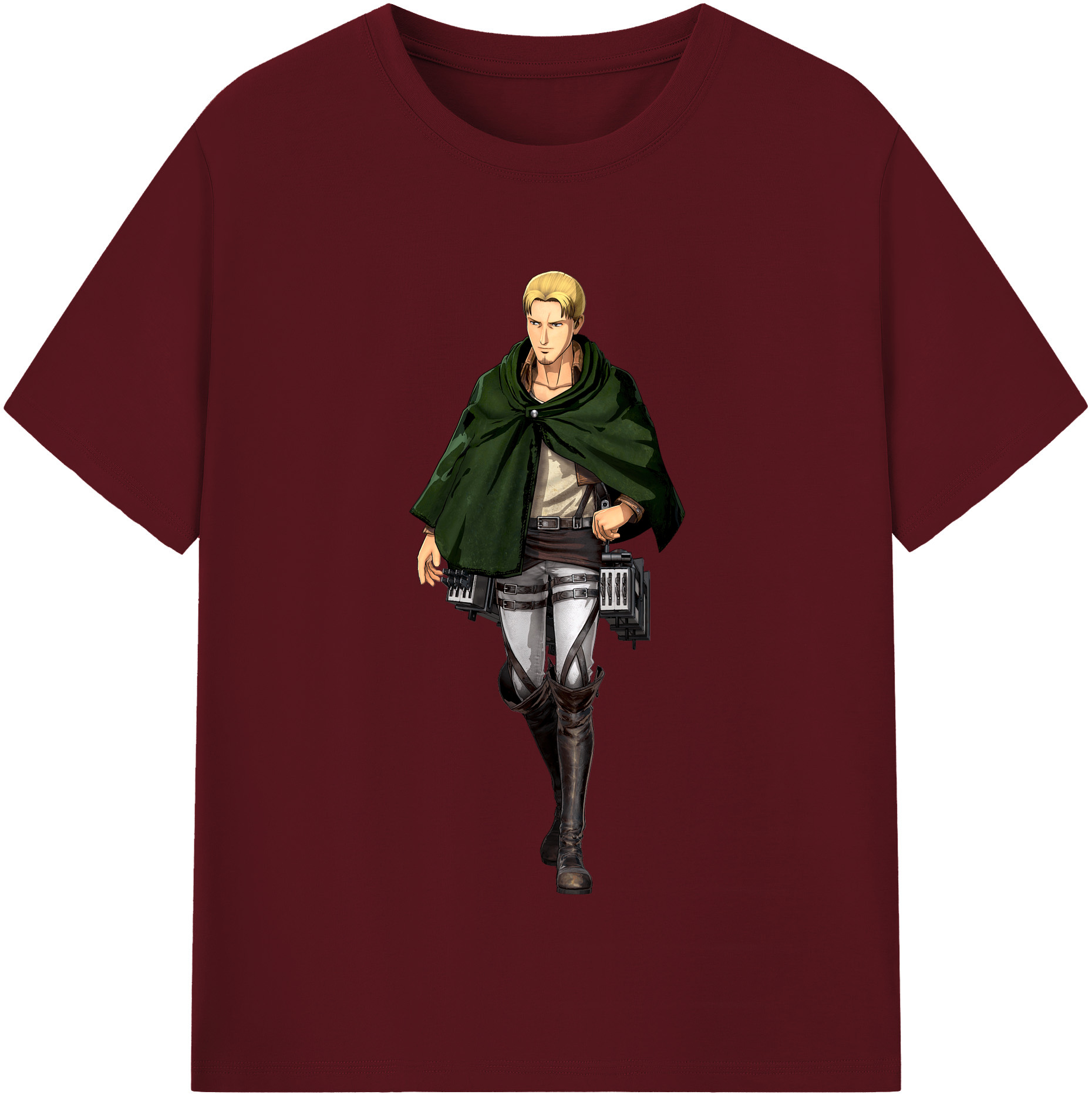 （画像用） 進撃の巨人 Attack on Titan 綿100％半袖Tシャツ（フロントプリント）